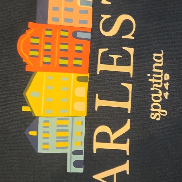 Spartina 449 "Charleston" Washed Dark Blue Sweatshirt - Picture 3 of 9